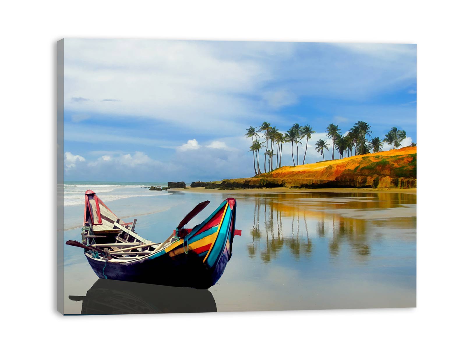 Ocean Boat Painting