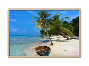 Coconut Trees Ocean Painting