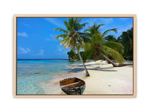 Coconut Trees Ocean Painting
