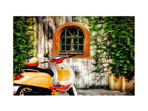 Vespa Scooter Painitng