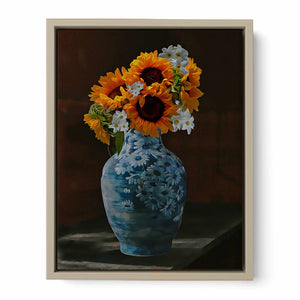 Vintage Wine Glass Painting