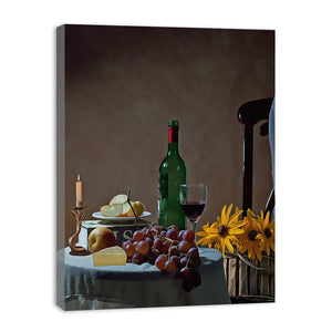 Wine Glass Still Life Painting 2