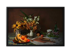 Yellow Flower Still Life Painting