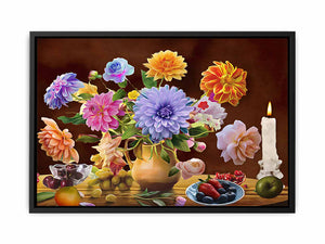 Vintage Flowers Painting