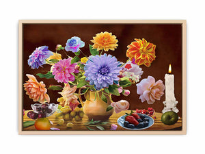 Vintage Flowers Painting