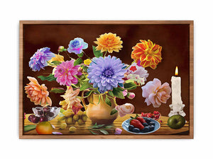 Vintage Flowers Painting