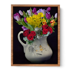 Colorful Flower and Vase Painting