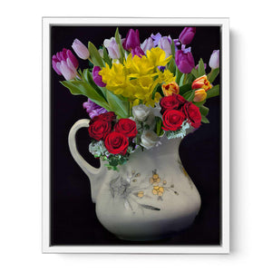 Colorful Flower and Vase Painting
