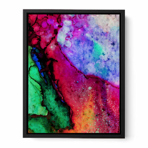 Red Blue Green Abstract Painting