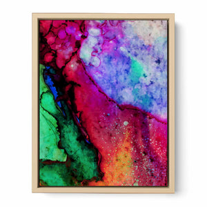 Red Blue Green Abstract Painting
