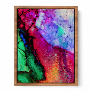 Red Blue Green Abstract Painting