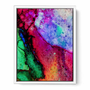 Red Blue Green Abstract Painting