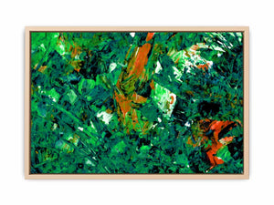 Abstract Green Painting