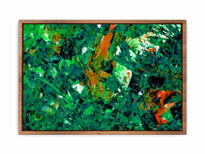 Abstract Green Painting