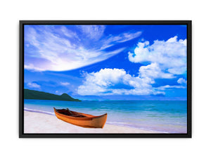 Beach Boat Painting