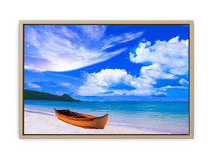 Beach Boat Painting