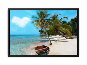 Palm Tree Ocean Painting