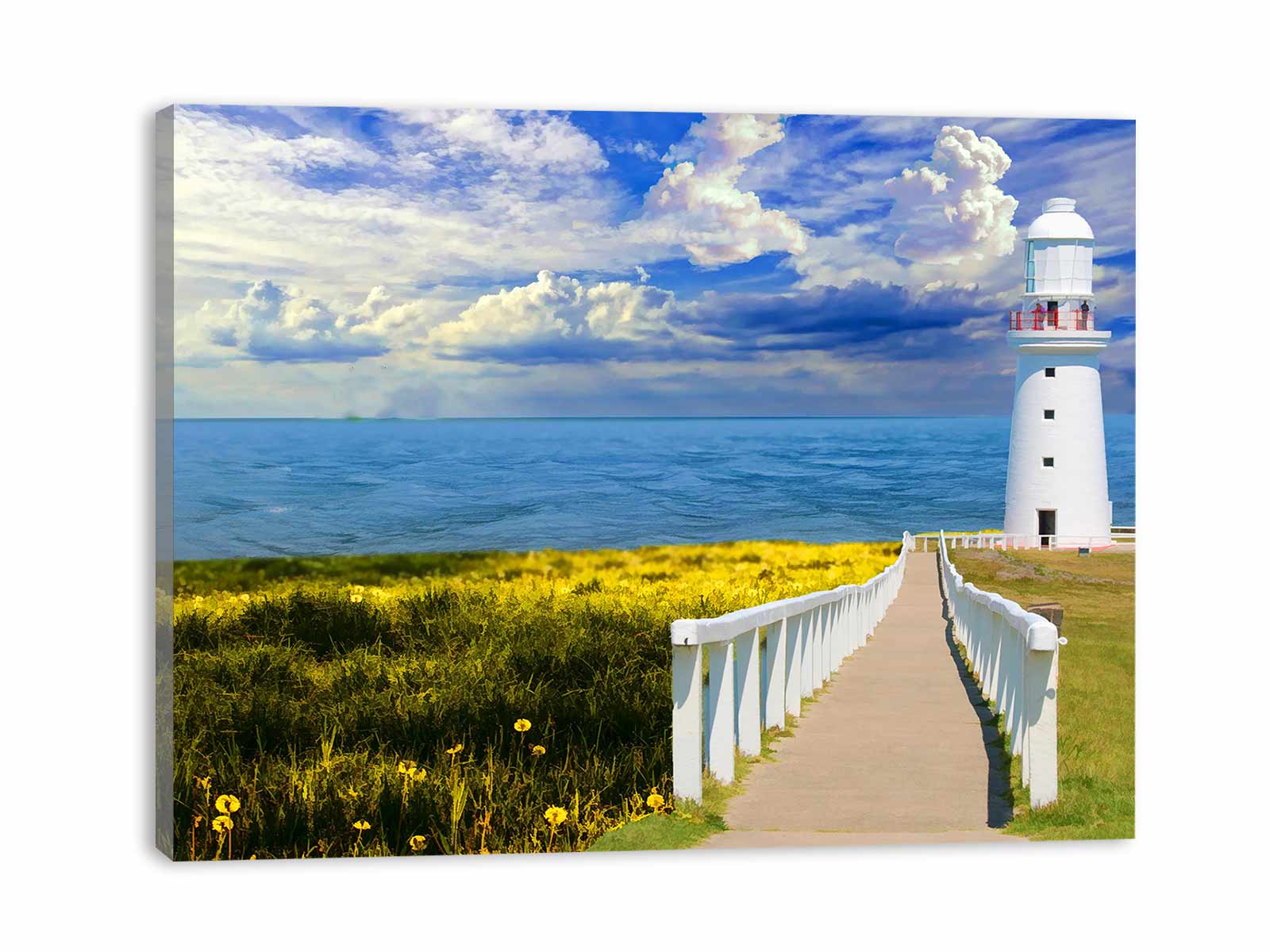 Pathway to lighthouse Painting 3