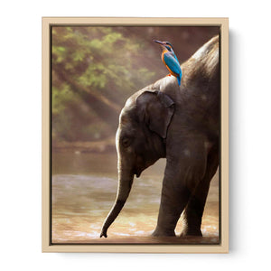 Bird And Elephant Painting