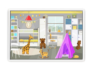 Kids Bear Wall art Painting