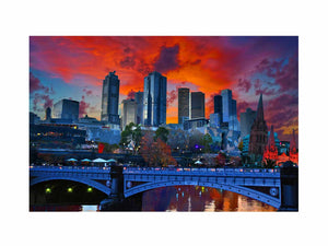 Melbourne City Painting