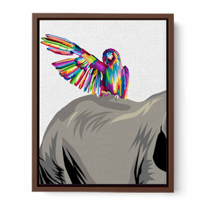 Elephant Parrot Painting