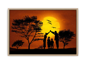 Kids Family Love Painting