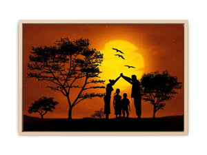 Kids Family Love Painting
