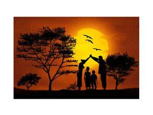 Kids Family Love Painting