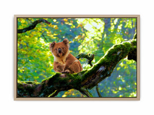 Koala On Tree Painting
