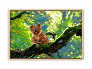 Koala On Tree Painting