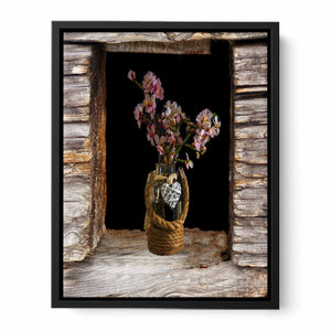 Flower Vase Vintage Painting
