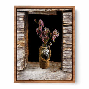 Flower Vase Vintage Painting