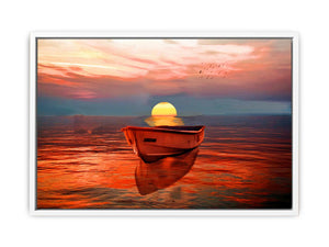 Sailing Ship Sunrise Painting