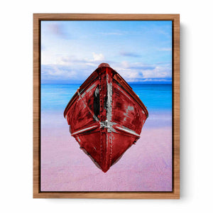 Red Boat Painting