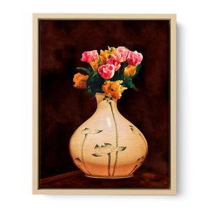 Tulip Flower Vase Painting