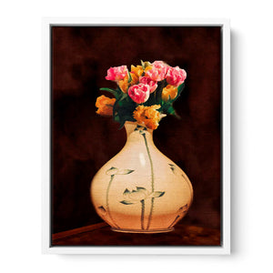 Tulip Flower Vase Painting