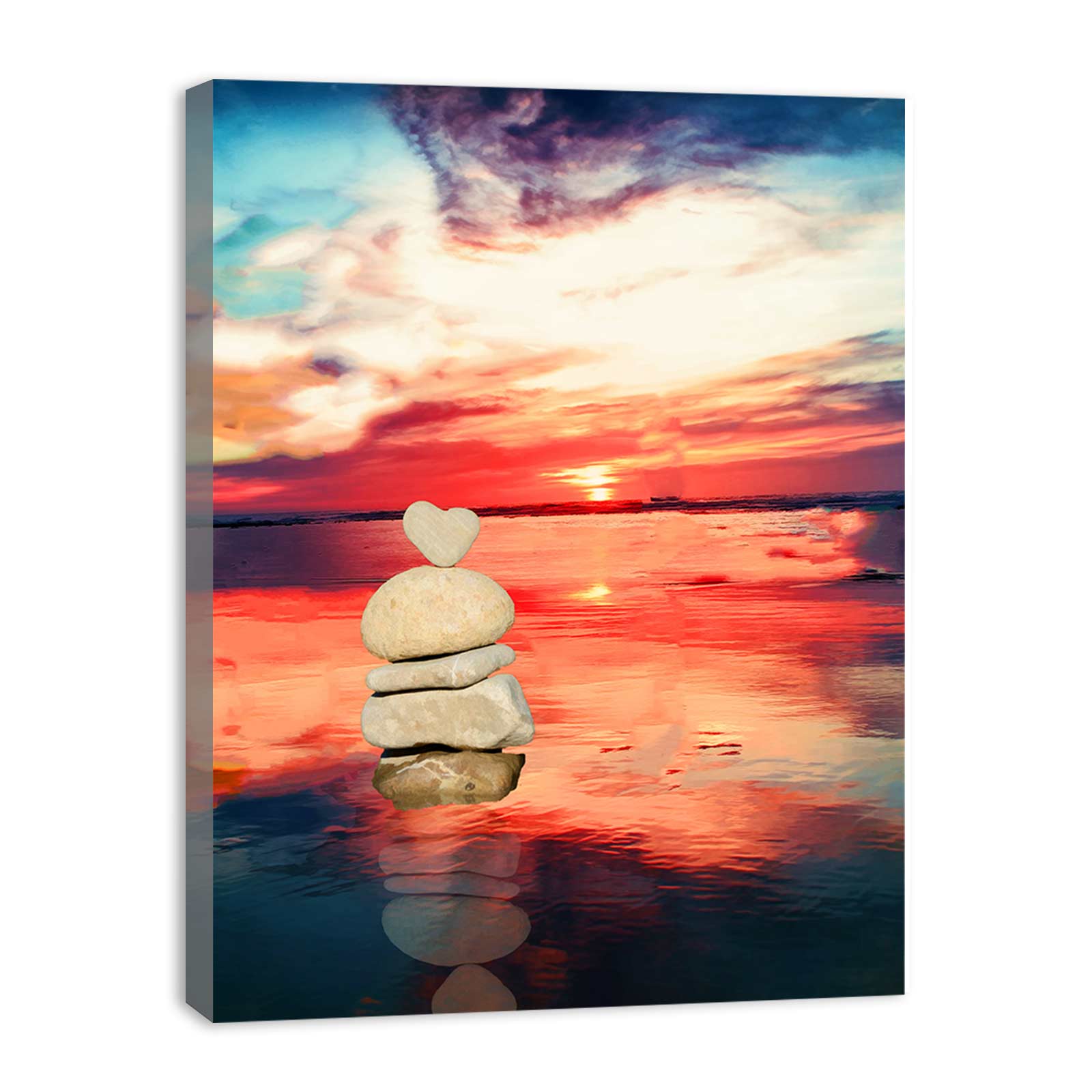 Stacking Stone Painting