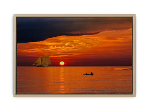 Fisherman and Ship Painting