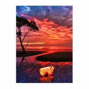 Glimmering Sunset Painting