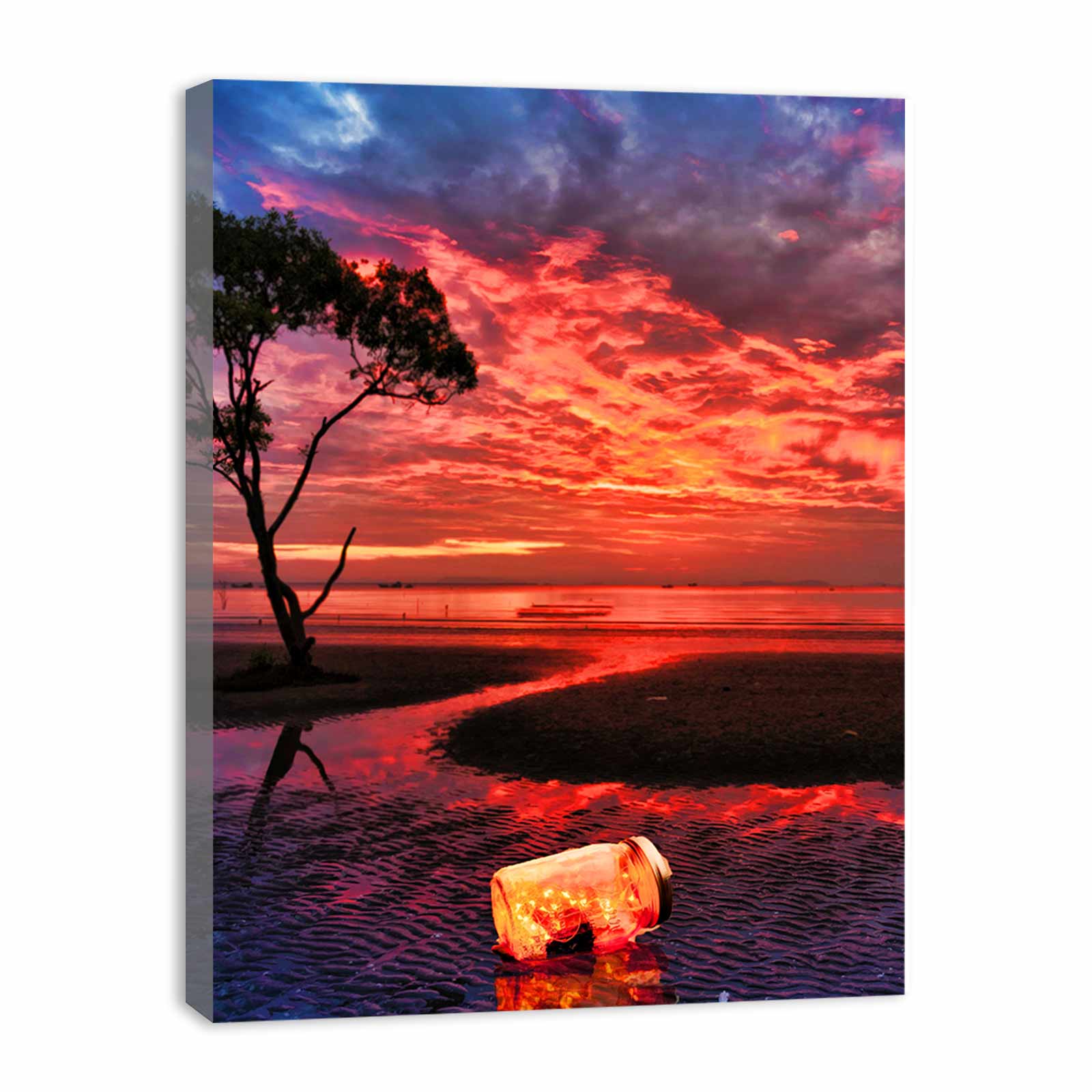 Glimmering Sunset Painting