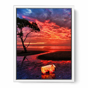Glimmering Sunset Painting