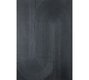Black Modern Abstract Painting