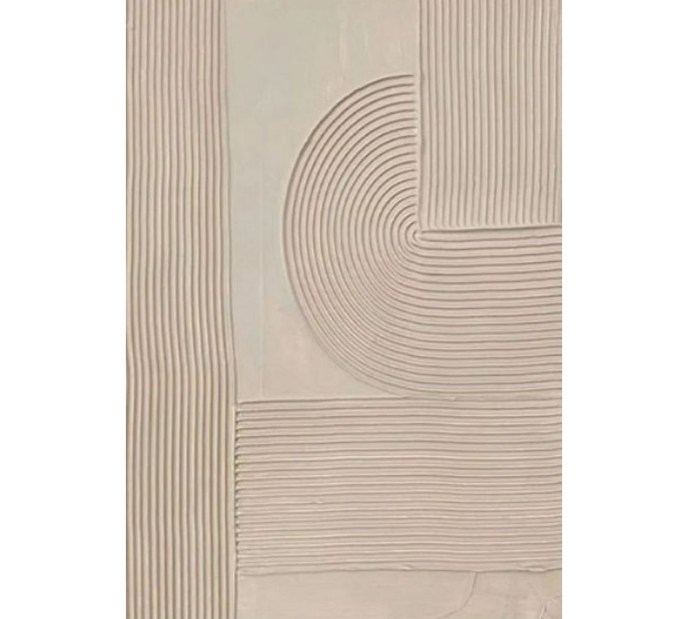 Modern Grey Abstract Painting