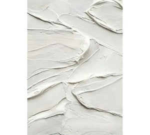 Modern Abstract Grey And White Painting