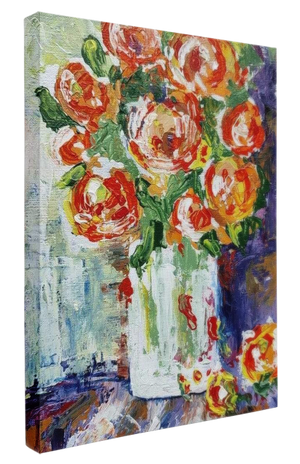 Original Floral Oil Painting
