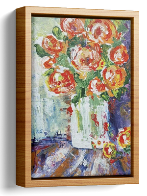 Original Floral Oil Painting