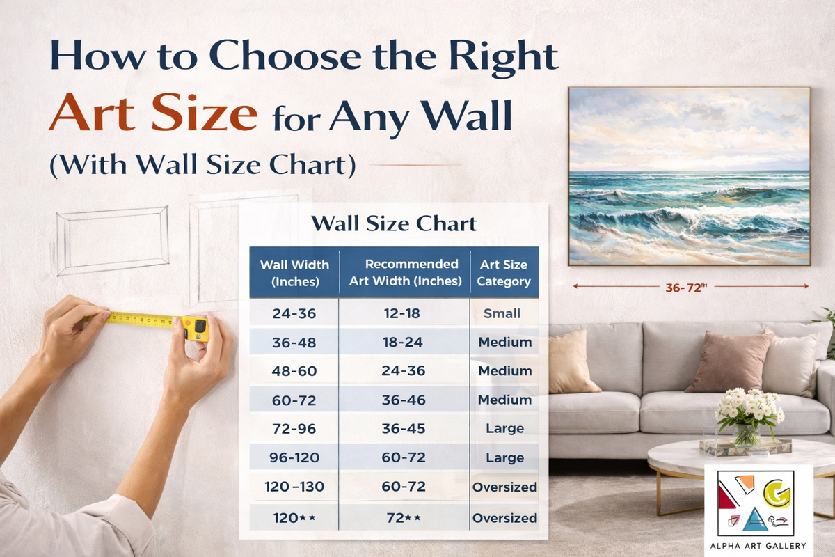 Choosing the right art size guide