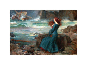 Miranda - The Tempest Painting by John William Waterhouse