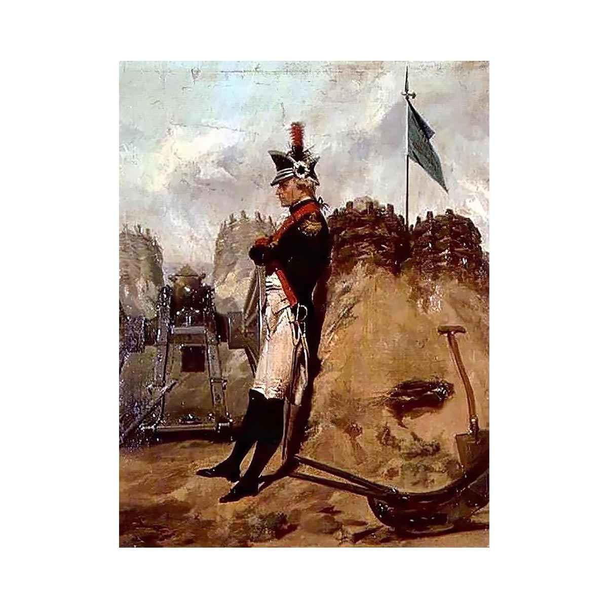 Alexander Hamilton in the Uniform of the New York Artillery